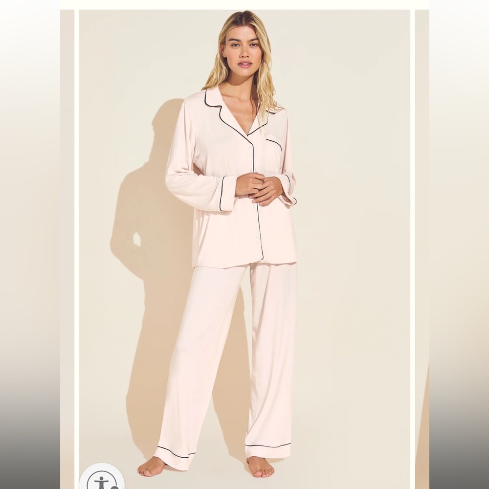 Eberjey Gisele Tencel Modal Long PJ Set